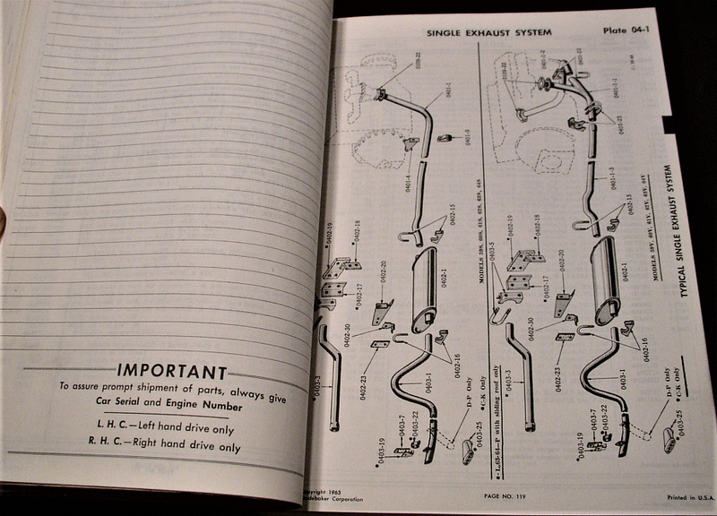 1959 1964 Stude Parts pages 1