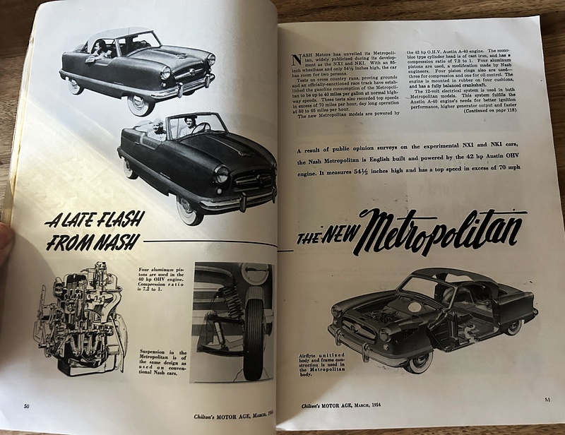 x 1954 Motor Age Mags pages 2
