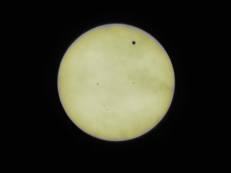 The Transit of Venus (Plus Sunspots!) - from Sunny Portland!