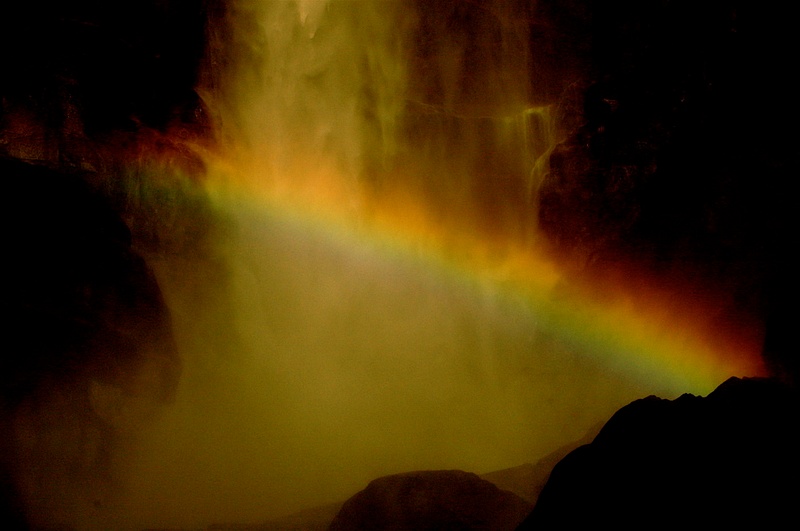 Rainbow - Bridalveil Fall, Yosemite