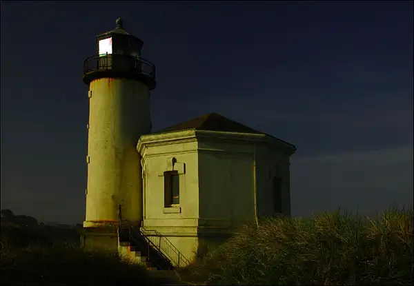 Lighthouse Near Bandon by Dave Wyman
