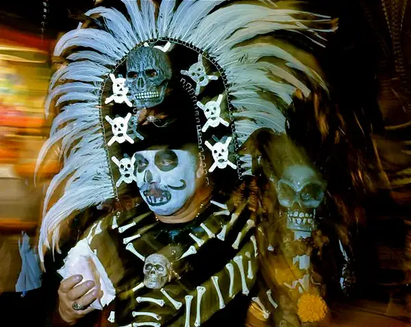 Day of the Dead Dancer by Dave Wyman