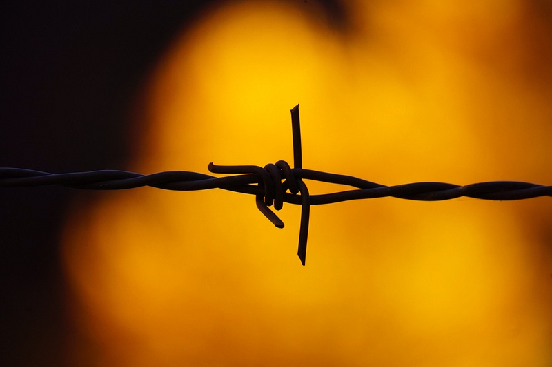 Barbed Wire in Canyon de Chelly