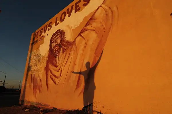 Jesus Saves but the Wall Has Disappeared by Dave Wyman