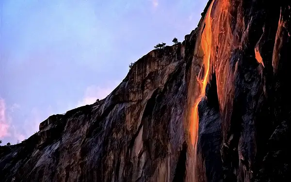 The Fire Fall Up Close and Personal by Dave Wyman