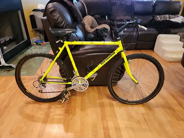 Fat Chance Neon Yellow Stickman Mountain Bike by...