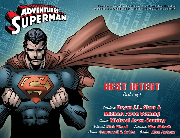 Adventures of Superman (2013-) 006-001 by Greg Hunter