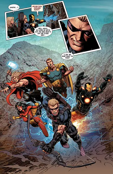 Avengers v5 013-011 by Greg Hunter