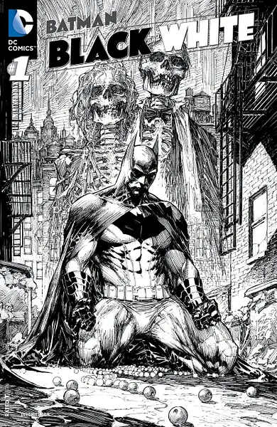 Batman Black & White (2013-) 001-000 by Greg Hunter