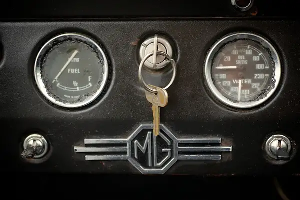65 Red MG 1953 by MattCrandall