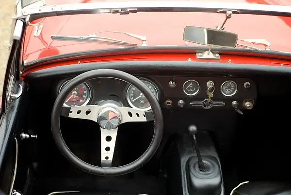 65 Red MG 1957 by MattCrandall