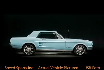 1967 Ford Mustang hardtop blue