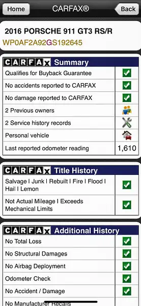 Carfax 2016 GT3RS  A-GC.com-1 by MattCrandall