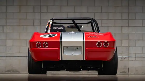 Web Red Corvette Race Car-19 by MattCrandall