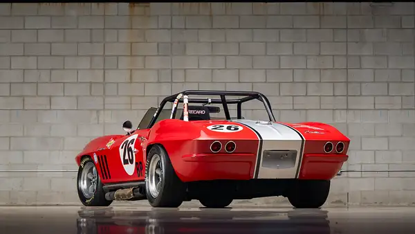 Web Red Corvette Race Car-22 by MattCrandall