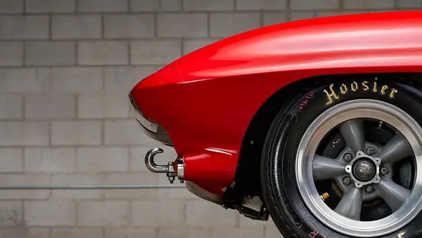Web Red Corvette Race Car-25 by MattCrandall