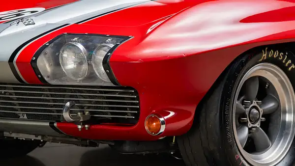 Web Red Corvette Race Car-39 by MattCrandall