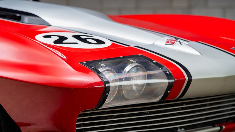 Web Red Corvette Race Car-41