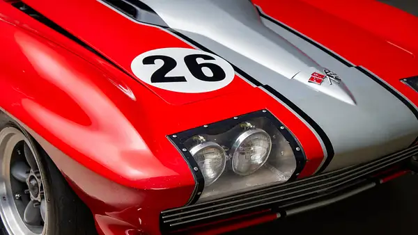 Web Red Corvette Race Car-45 by MattCrandall