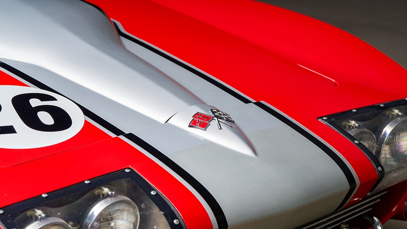 Web Red Corvette Race Car-46