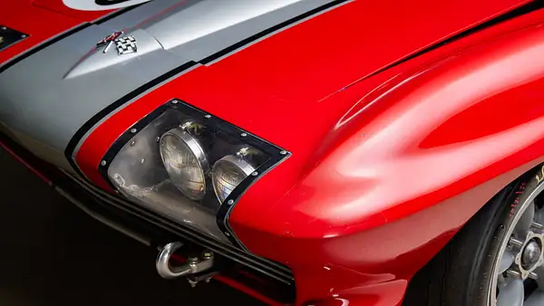 Web Red Corvette Race Car-48 by MattCrandall