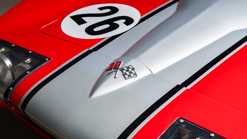 Web Red Corvette Race Car-49