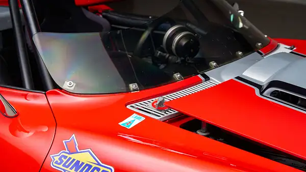 Web Red Corvette Race Car-52 by MattCrandall