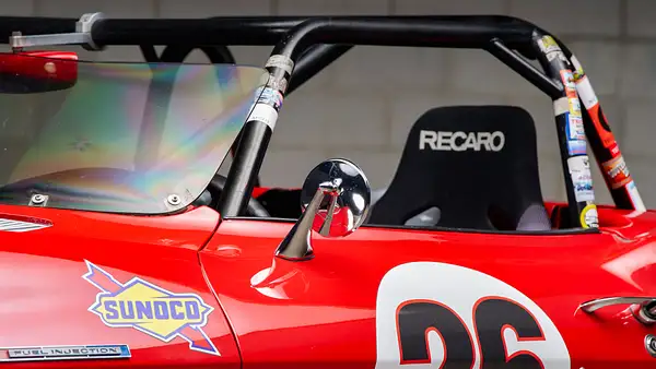 Web Red Corvette Race Car-58 by MattCrandall
