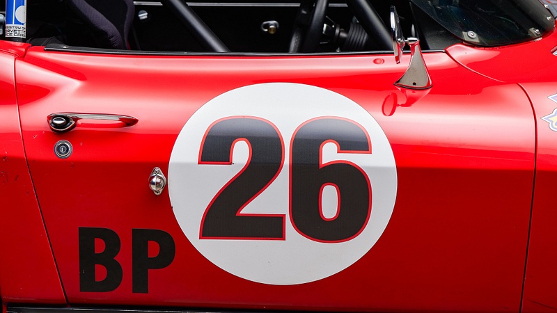 Web Red Corvette Race Car-63