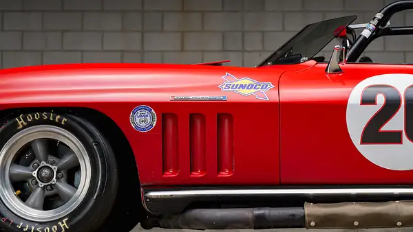 Web Red Corvette Race Car-64 by MattCrandall