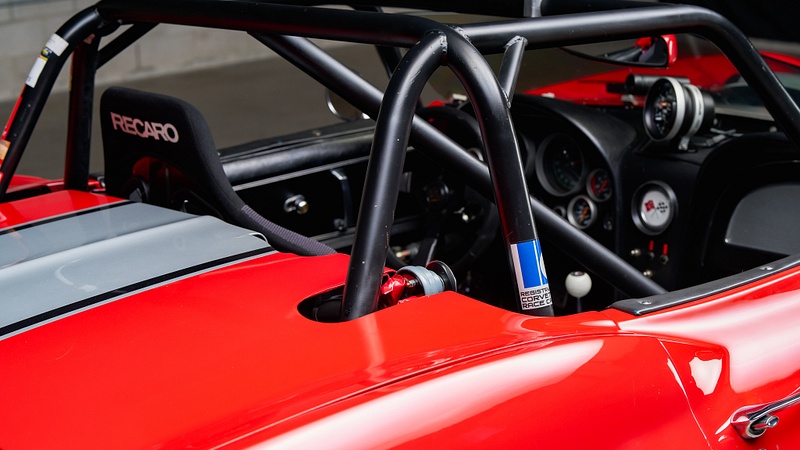 Web Red Corvette Race Car-74