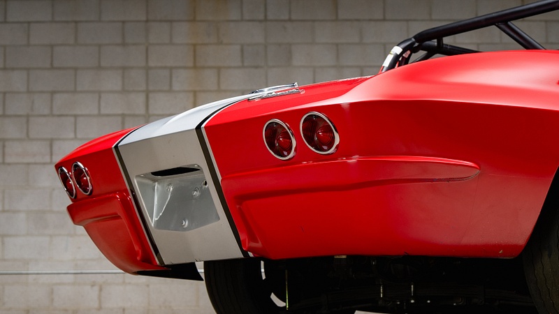 Web Red Corvette Race Car-77