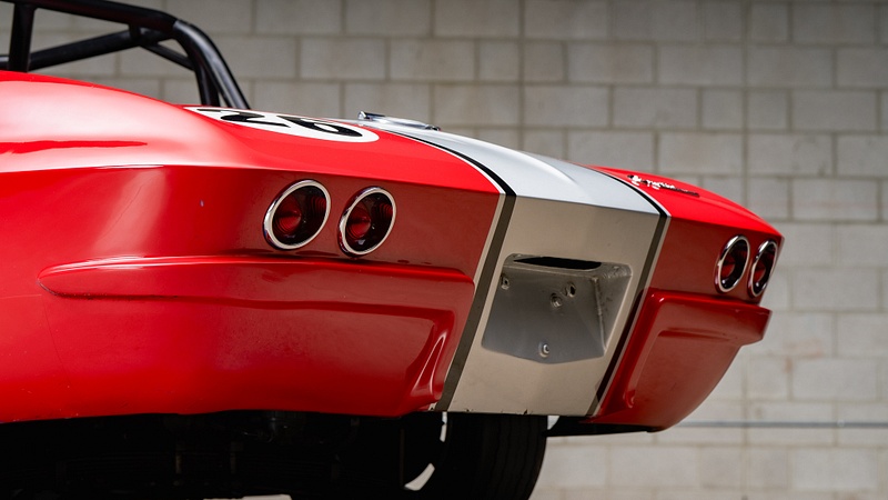 Web Red Corvette Race Car-78