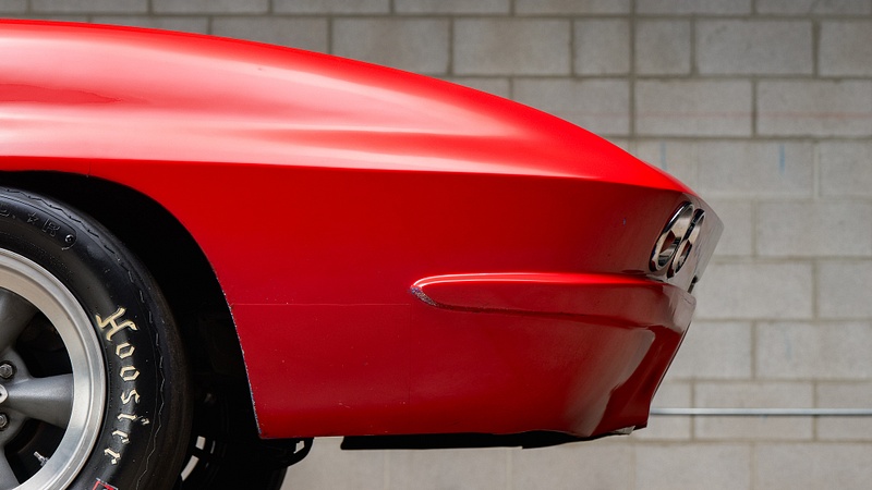 Web Red Corvette Race Car-76