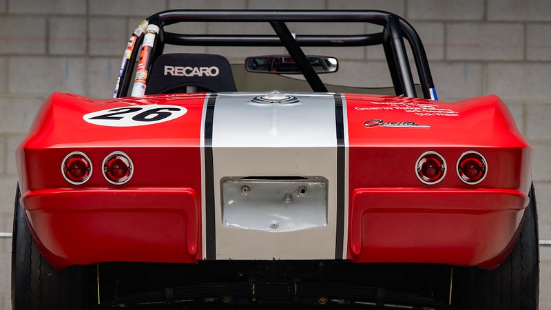 Web Red Corvette Race Car-79