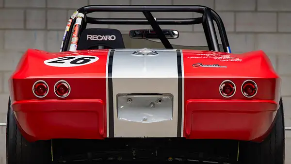 Web Red Corvette Race Car-79 by MattCrandall