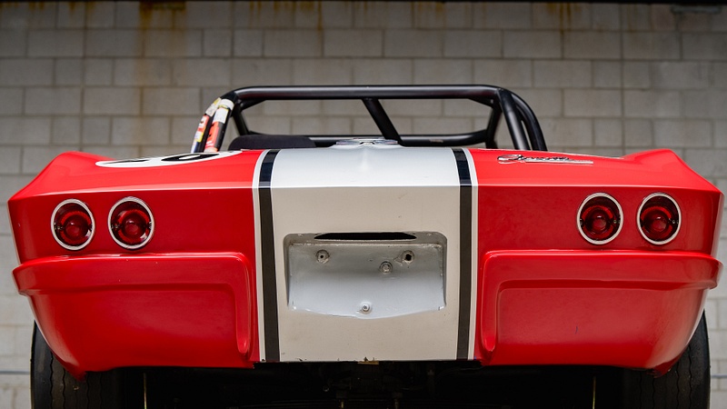 Web Red Corvette Race Car-80