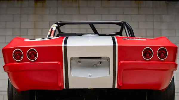 Web Red Corvette Race Car-80 by MattCrandall