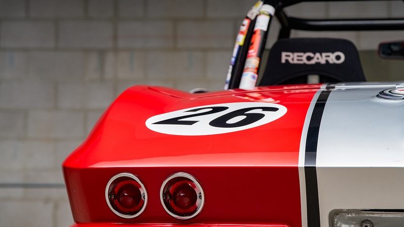 Web Red Corvette Race Car-82