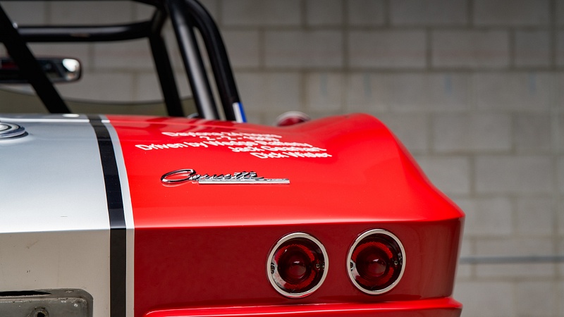 Web Red Corvette Race Car-83