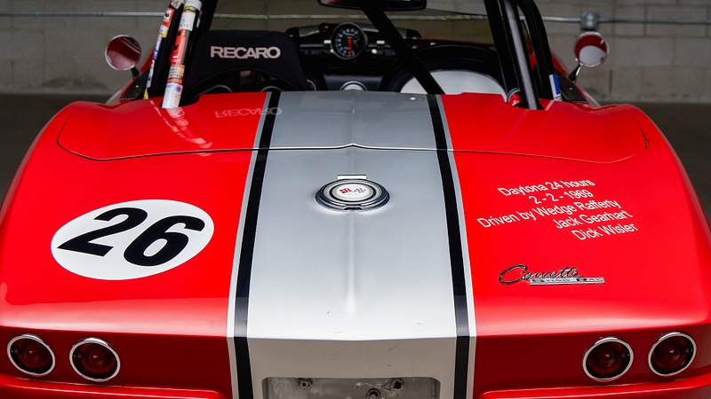 Web Red Corvette Race Car-84