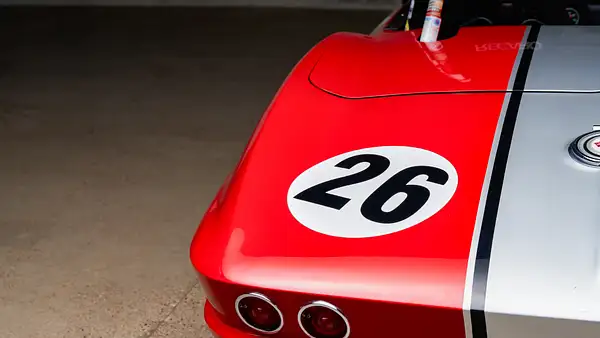 Web Red Corvette Race Car-85 by MattCrandall
