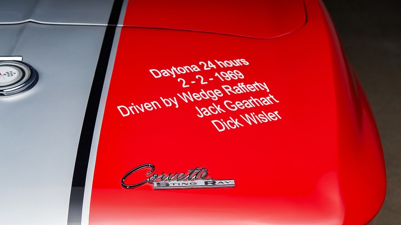 Web Red Corvette Race Car-87