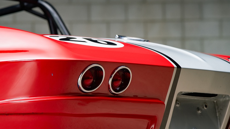 Web Red Corvette Race Car-92