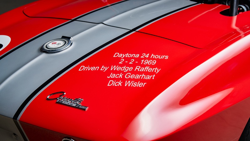 Web Red Corvette Race Car-97
