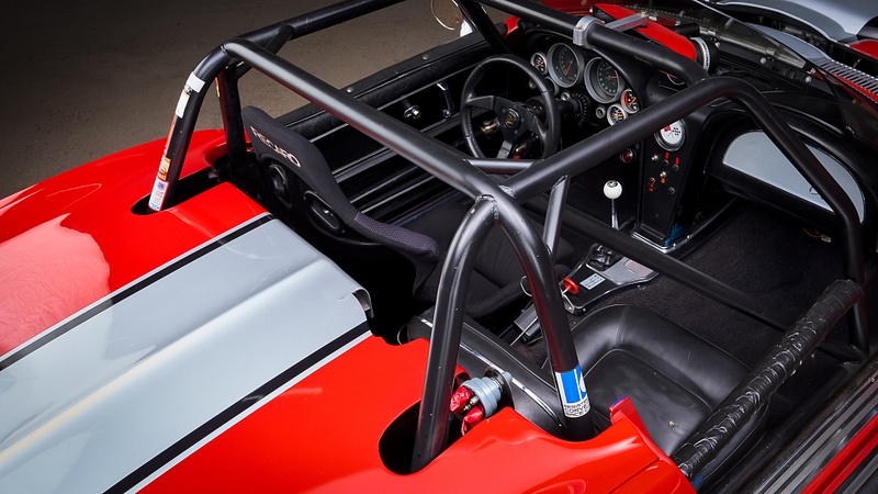 Web Red Corvette Race Car-101