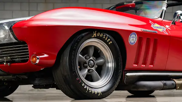 Web Red Corvette Race Car-104 by MattCrandall