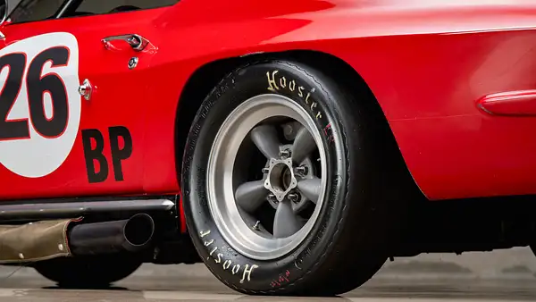 Web Red Corvette Race Car-108 by MattCrandall