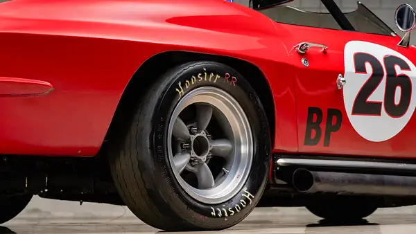 Web Red Corvette Race Car-110 by MattCrandall