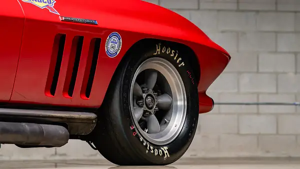 Web Red Corvette Race Car-111 by MattCrandall